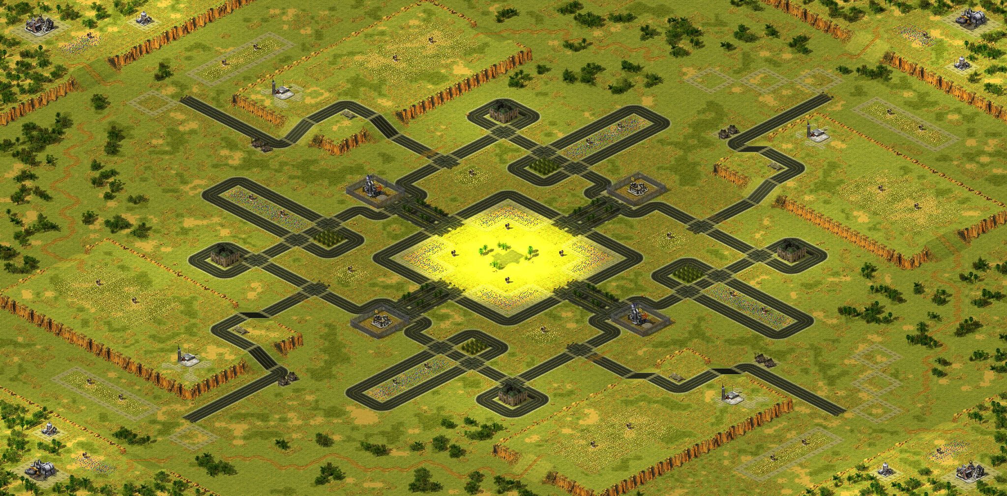 military base v3 1vs7 [by mrk65] full-resolution render