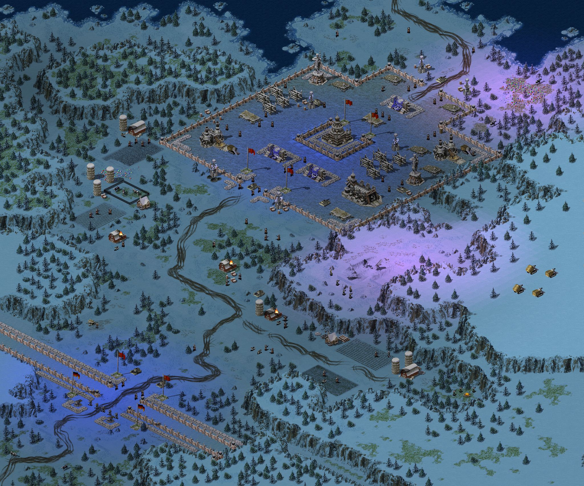 Co-op - Red Alert 2 - Allied Mission 5 - Dark Night (Brutal) full-resolution render