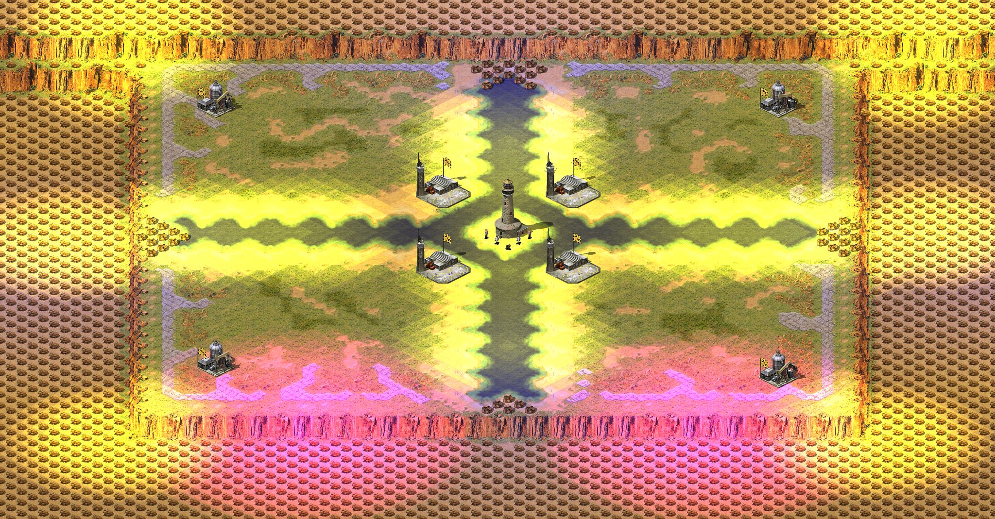 4X Funny Big Extra Small Map Super Crates full-resolution render