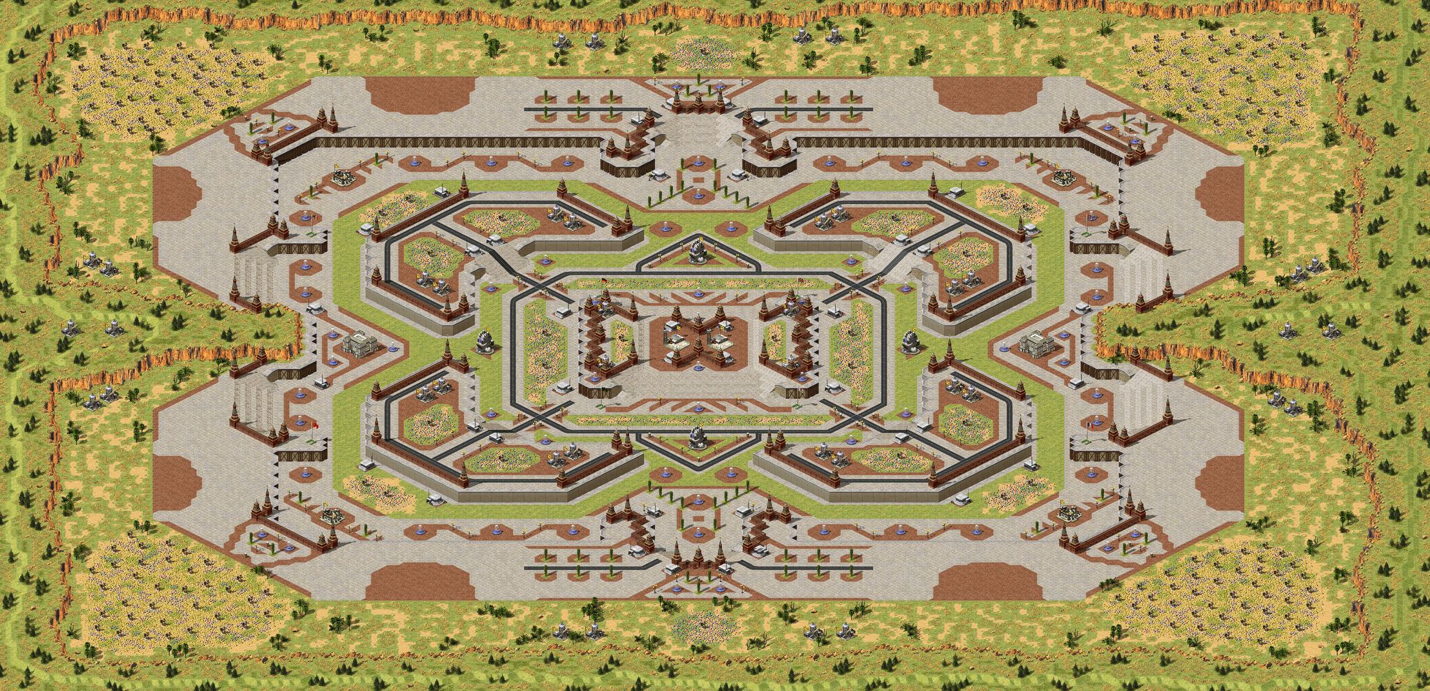 Central Quad (2-8) Extra Hard AI full-resolution render