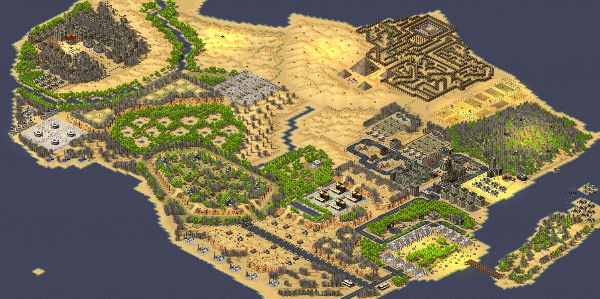 The World At War Level(3) THE DESERT {Vers.2} full-resolution render