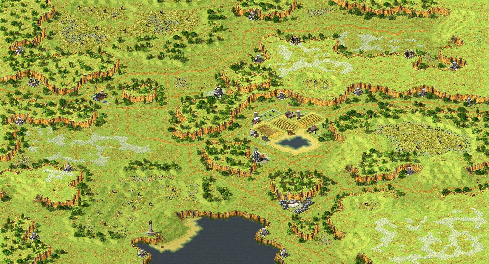 Controlled burn full-resolution render
