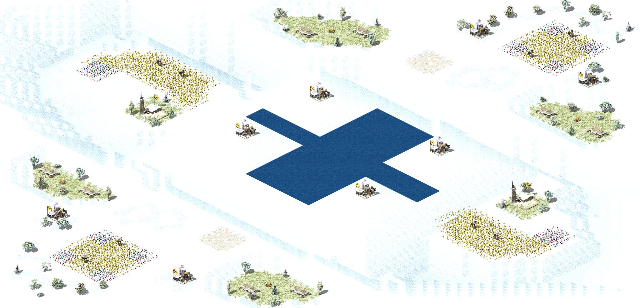 Snow Pyramides full-resolution render