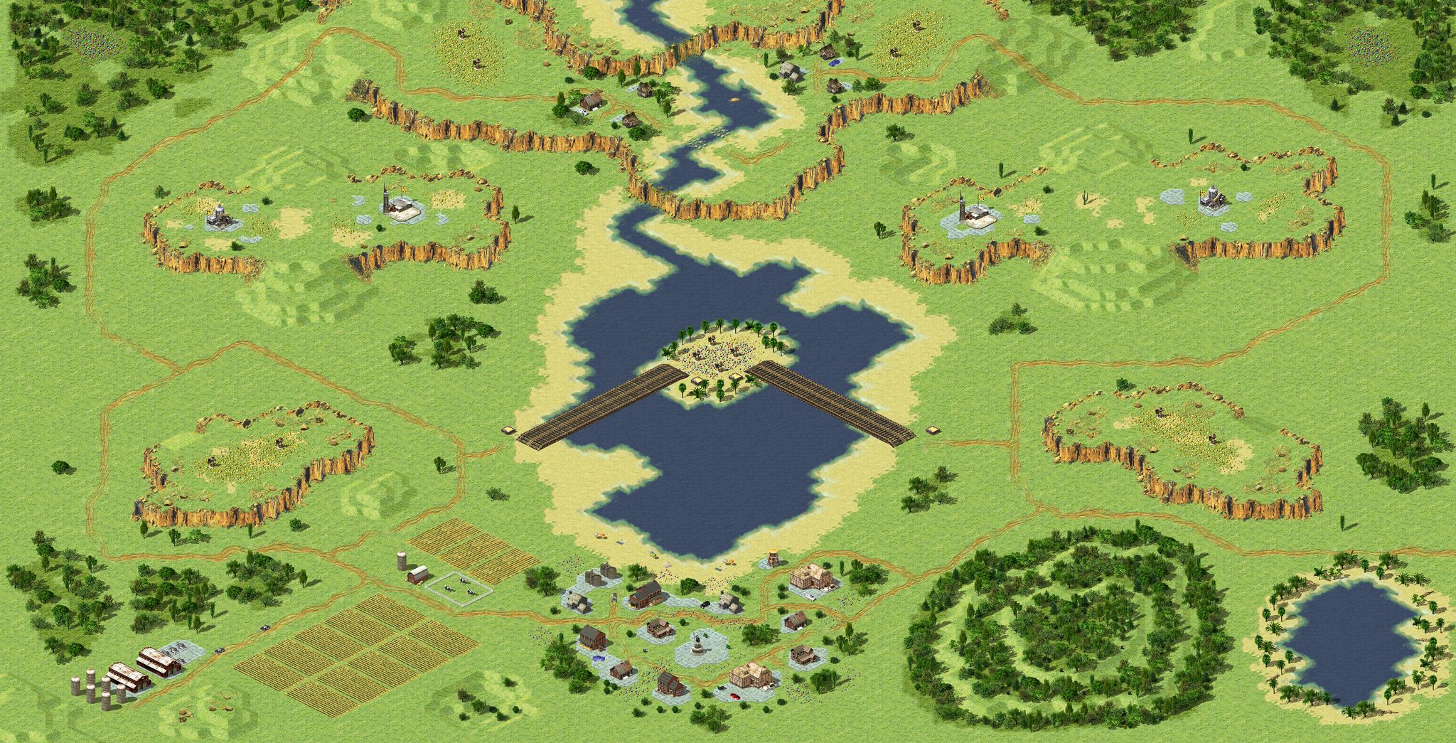 [2] Wodospad na polu full-resolution render