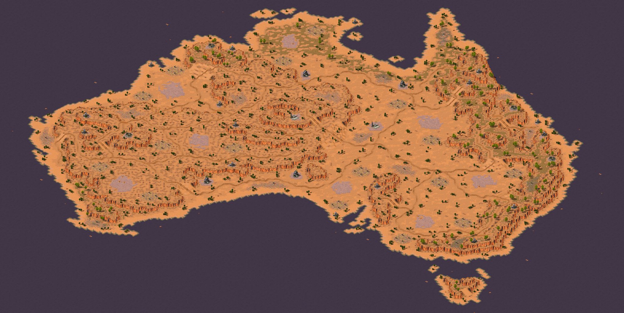 Australia (2-8) zoom's edition full-resolution render
