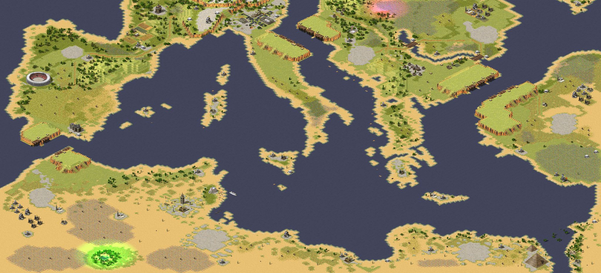 Mediterranean Sea full-resolution render