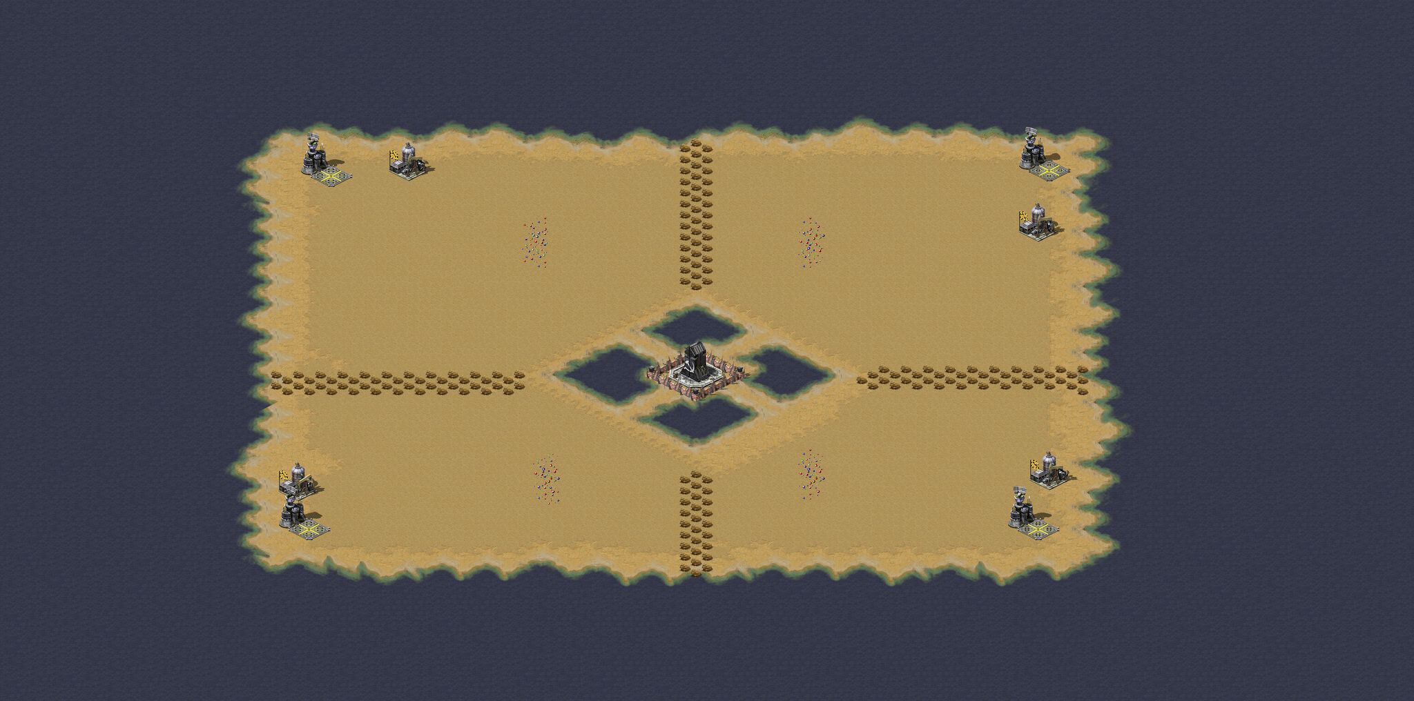 Nuke in center + oil in corners by R2 full-resolution render