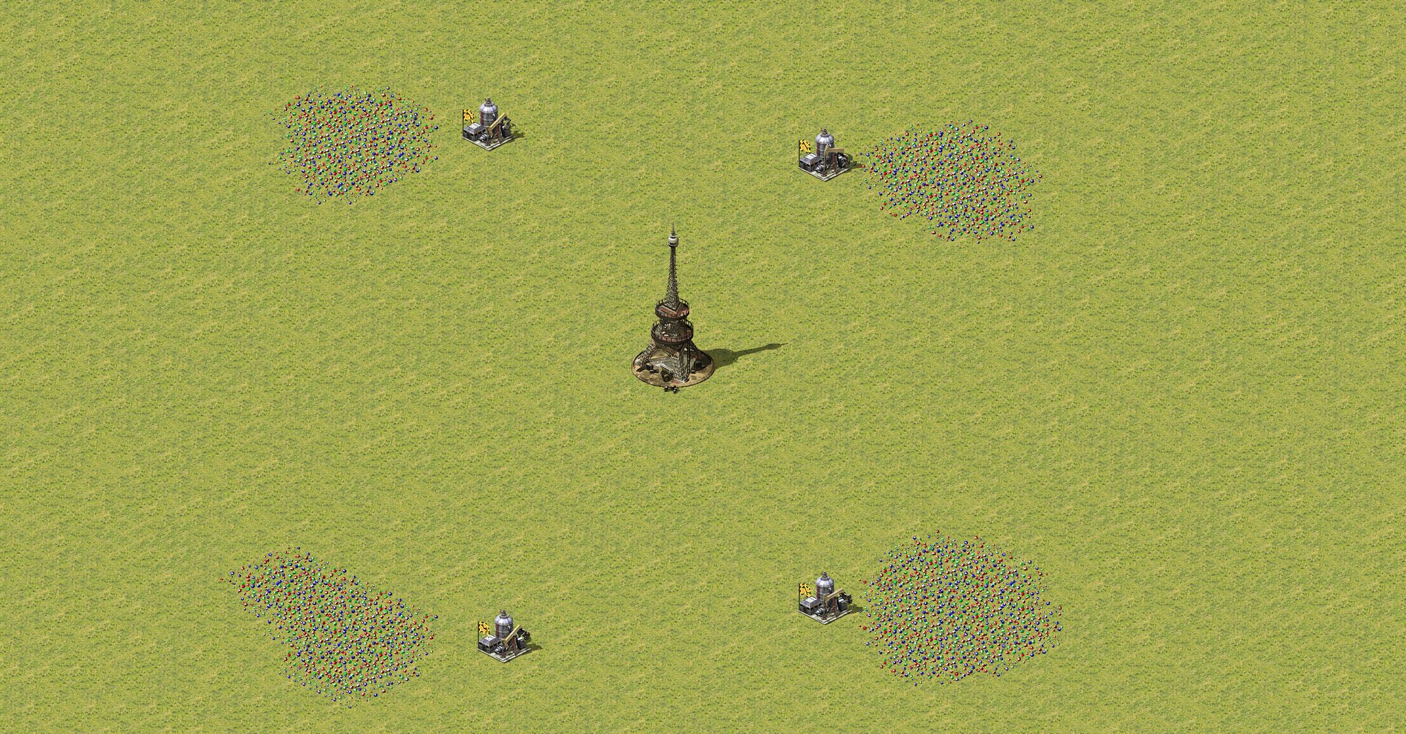 001 Paris Tower Map full-resolution render