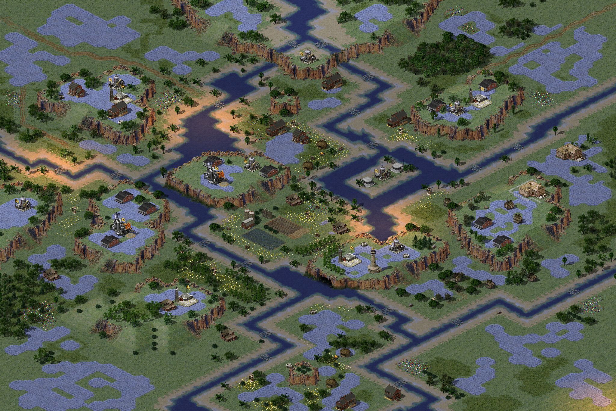 The Four Rivers full-resolution render