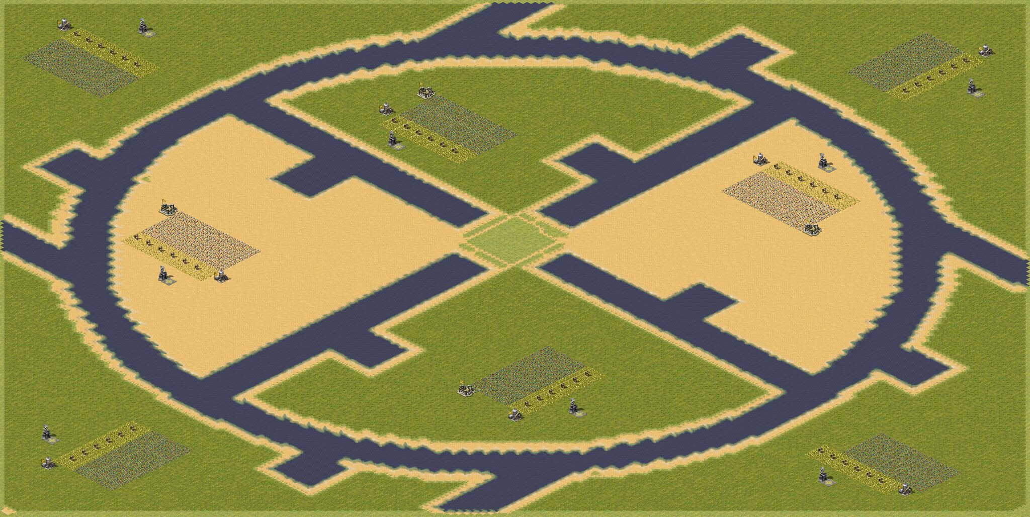 Battleeeeee 1v1v1v1 full-resolution render