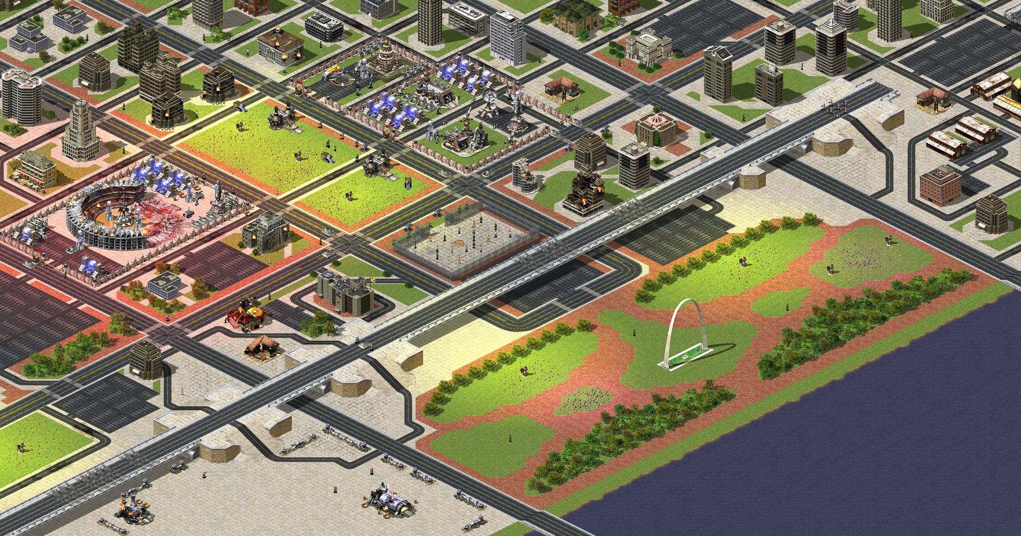 Co-op RA2 Allied Mission 08 - Free Gateway (Brutal V3) full-resolution render