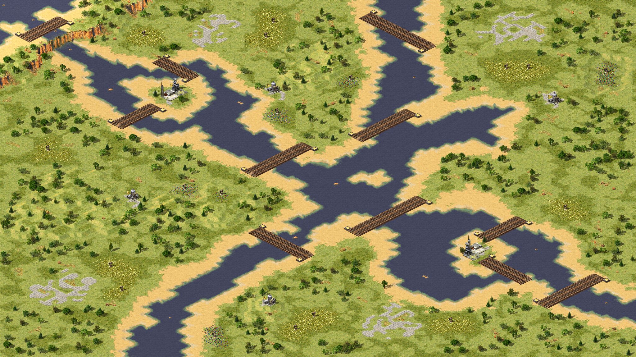 Bull Run Survival (4p) -- MISSING (randomized 2019-01-02 191611) full-resolution render