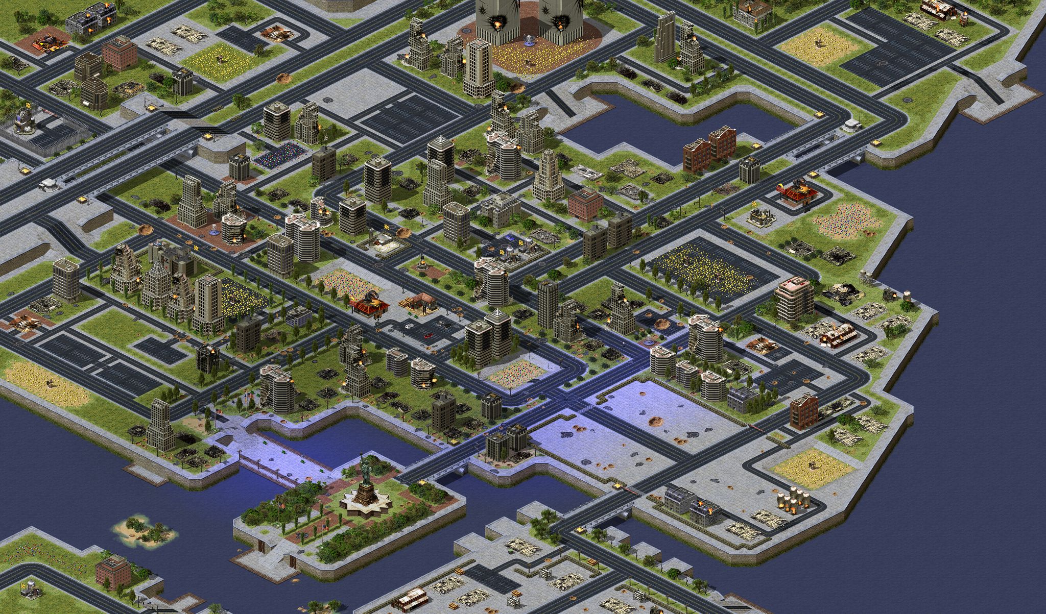 (4) Manhattan mayhem full-resolution render