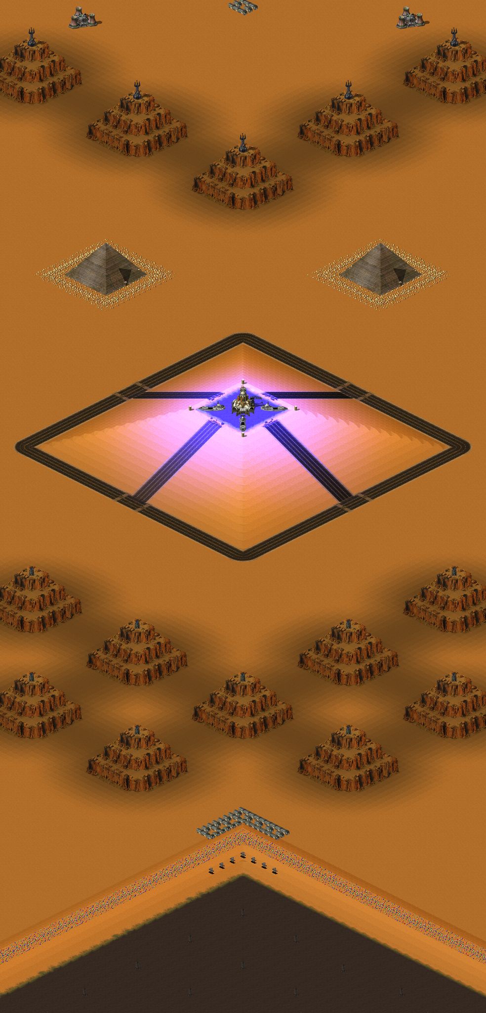 Desert Chokepoint Clash full-resolution render