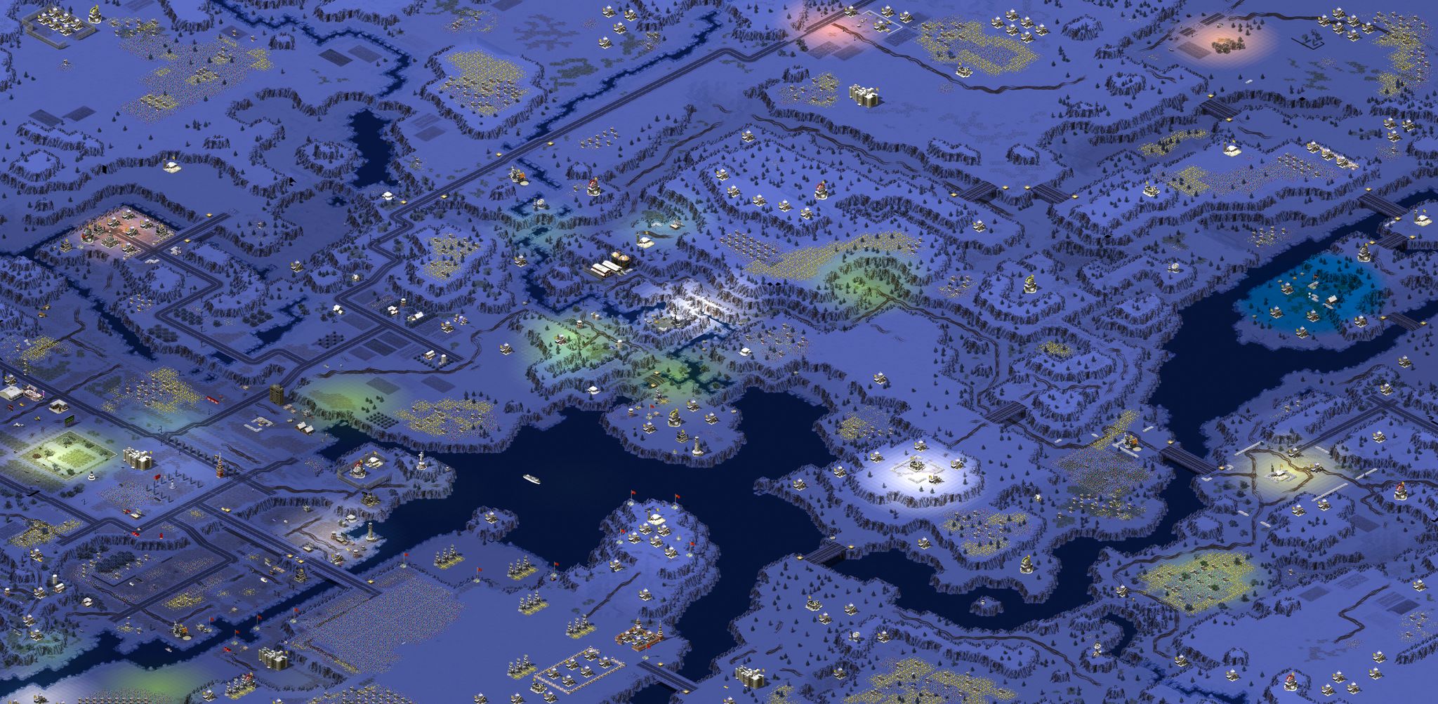 Huge Winter Map 5 full-resolution render