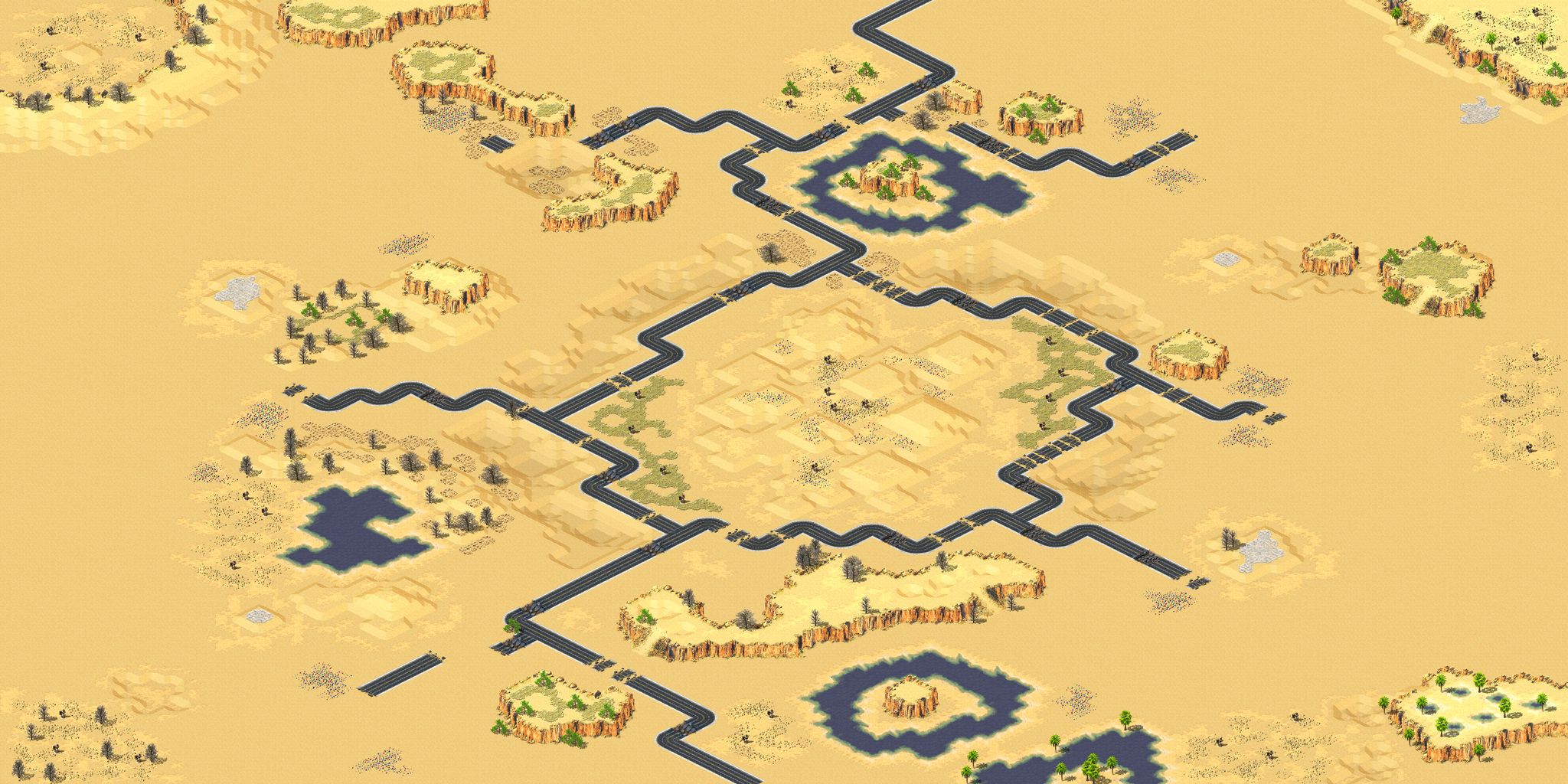 6-Player Desert Skirmish full-resolution render