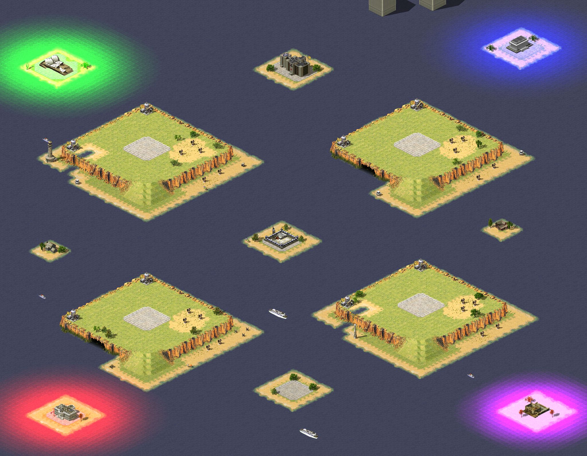 Facefox 4 platforms at sea full-resolution render