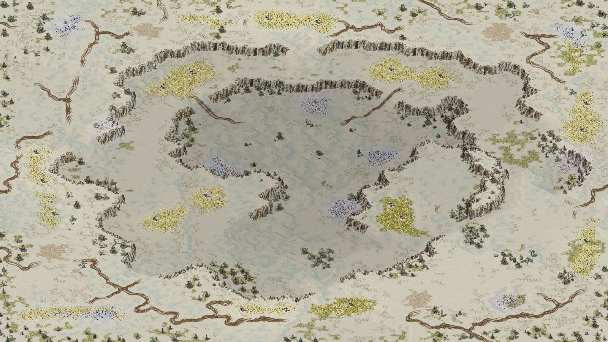 Frozen Orefields full-resolution render