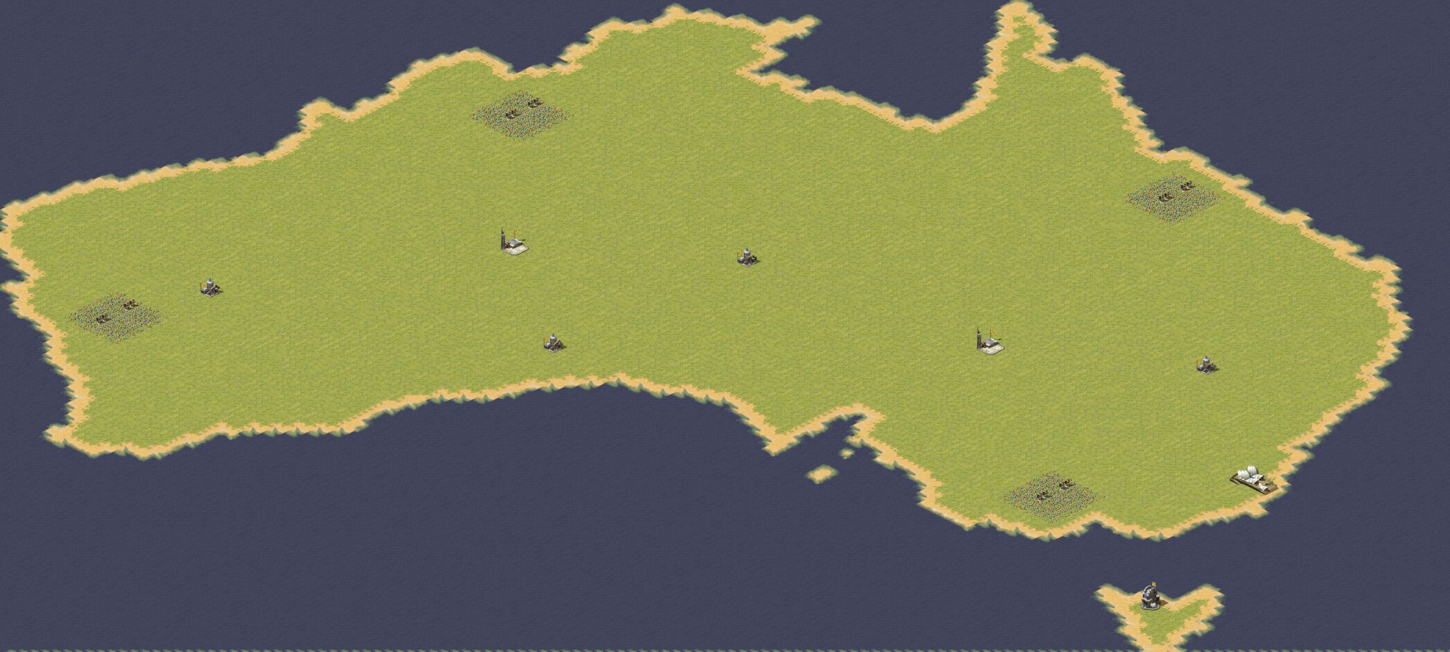 Australia full-resolution render