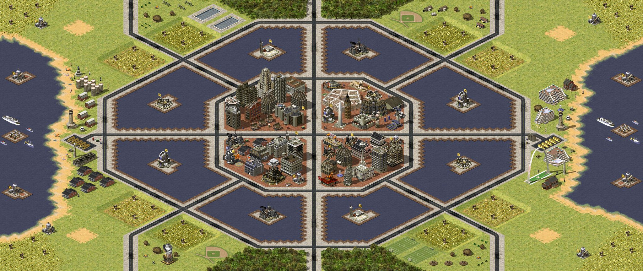 Octal Web (2-4). full-resolution render