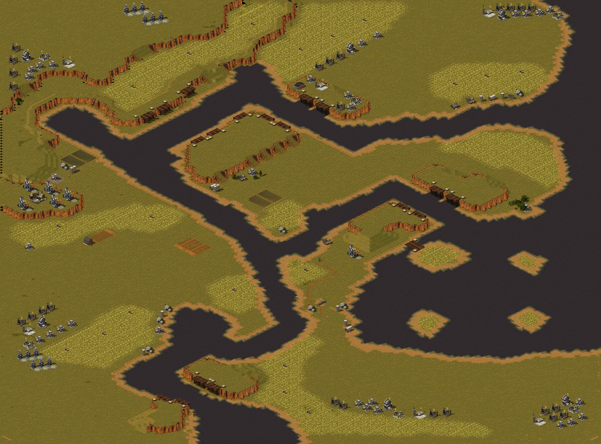 Winding Rivers full-resolution render