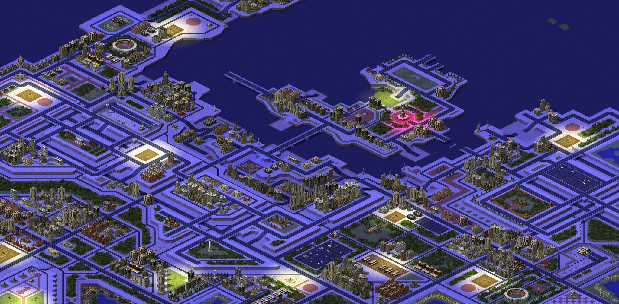 Cityscape Scramble full-resolution render