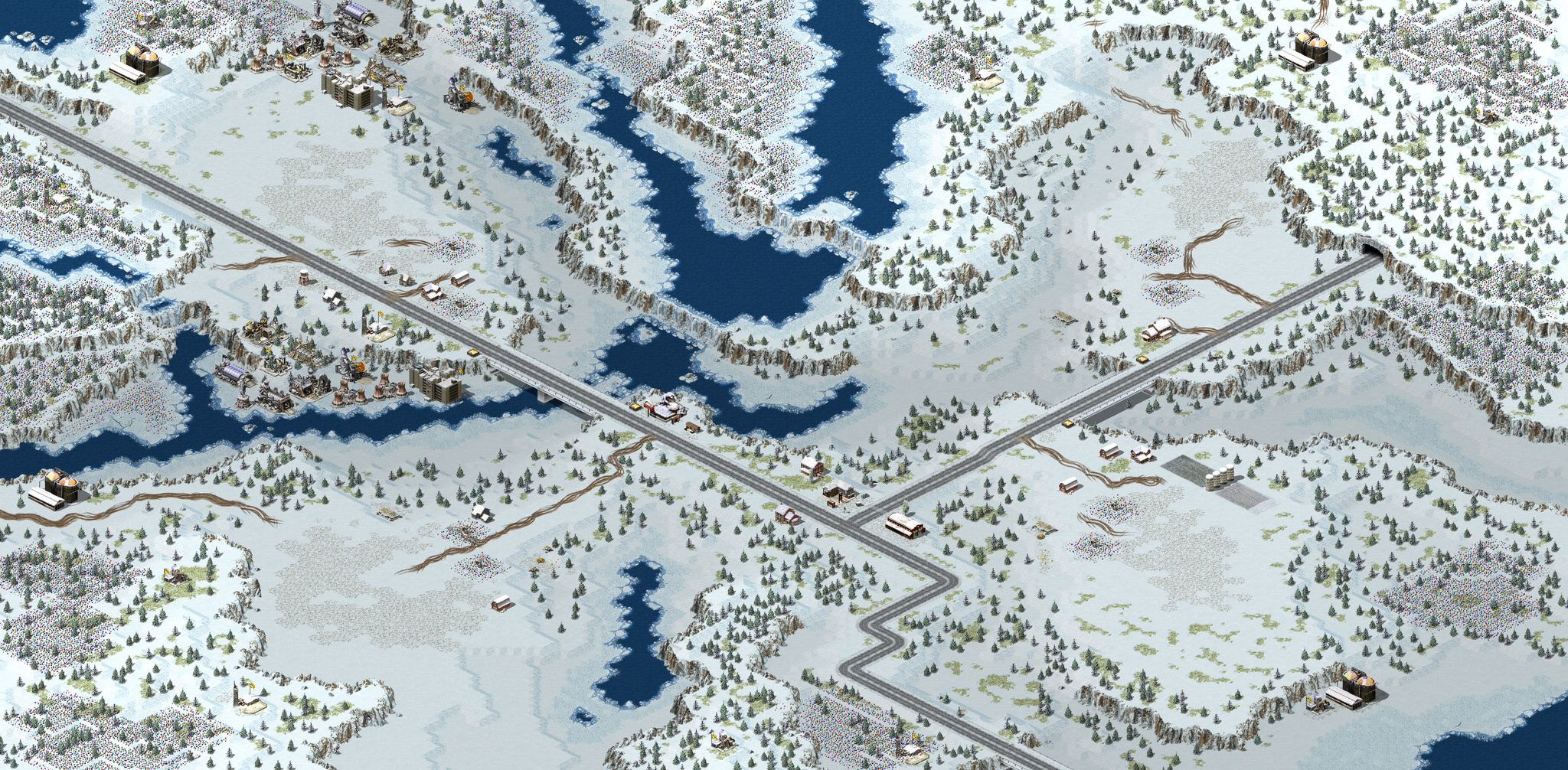 Snowy Mountains 1P full-resolution render