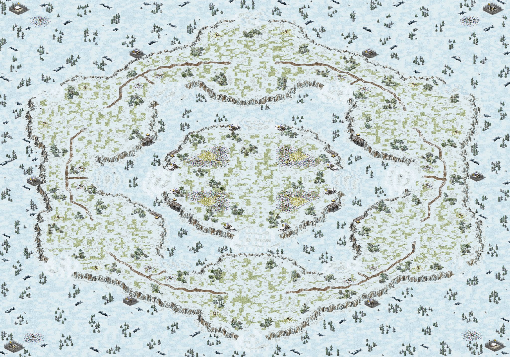 Russian Roulette Survival (6p) -- MISSING (randomized 2019-05-13 182403) full-resolution render