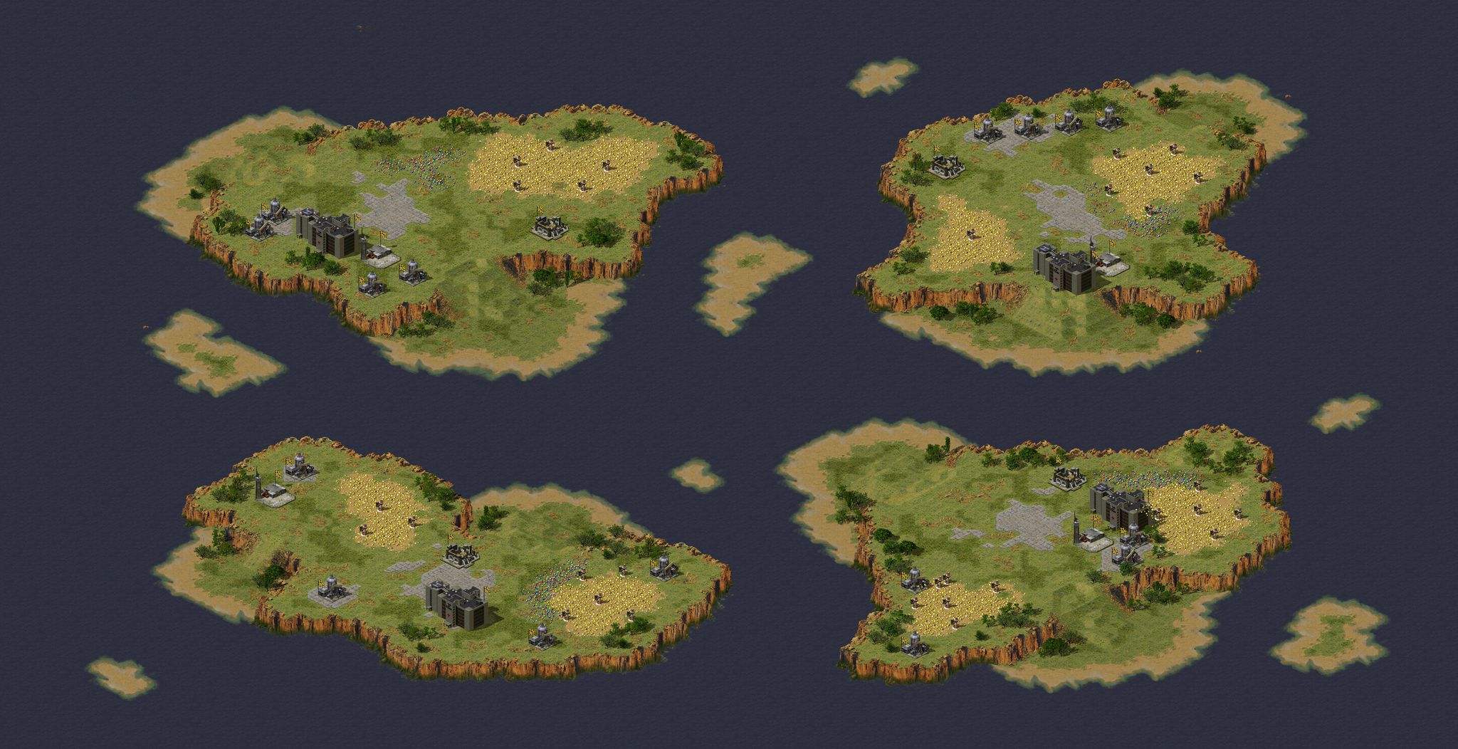 4 islands more gold full-resolution render