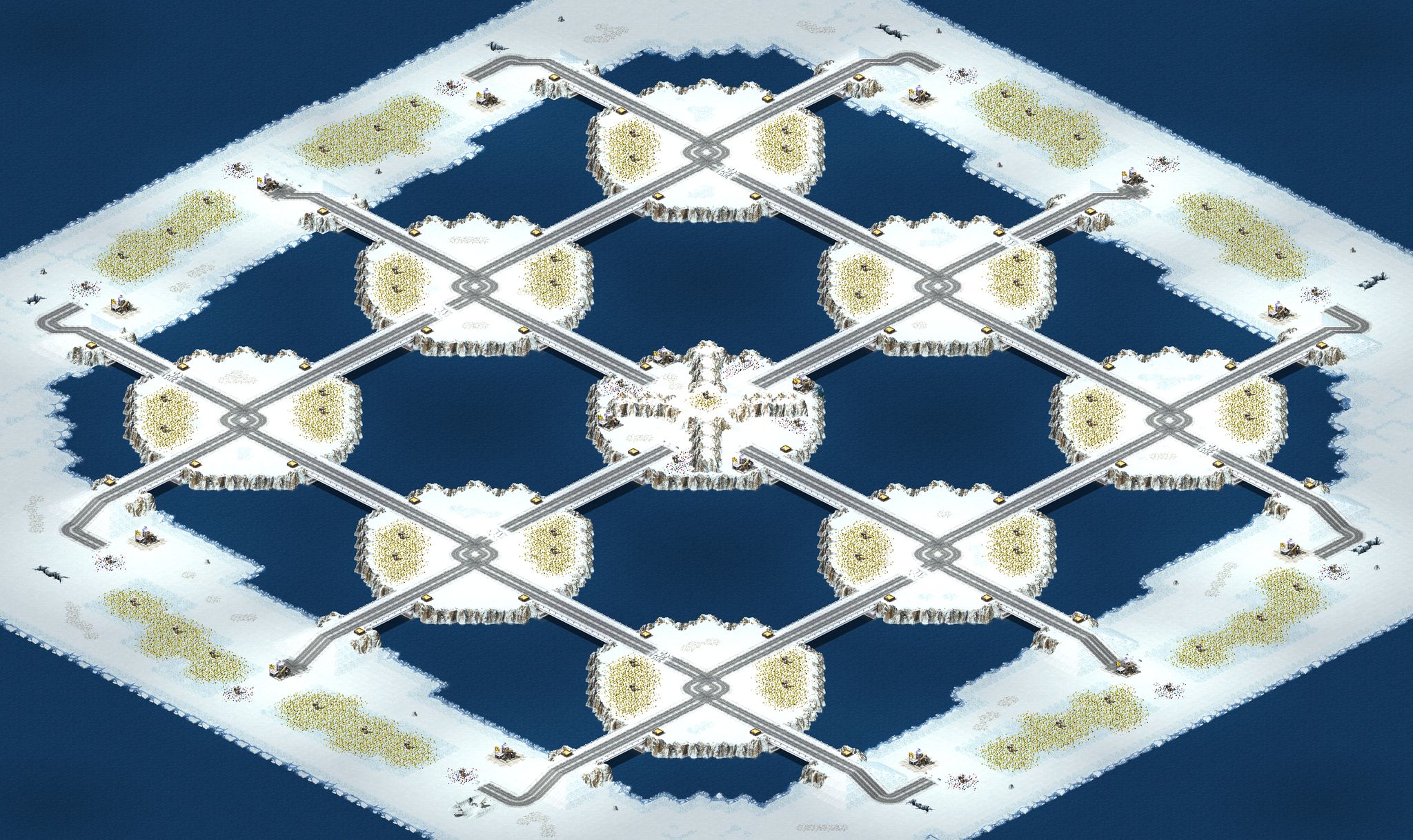 8-Player Snow Large Map full-resolution render
