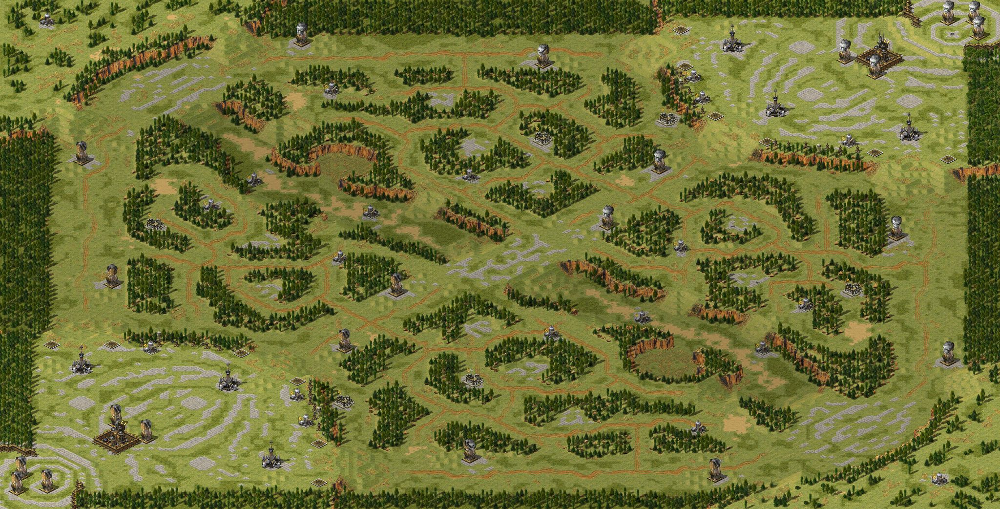 Temperate Skirmish Arena full-resolution render