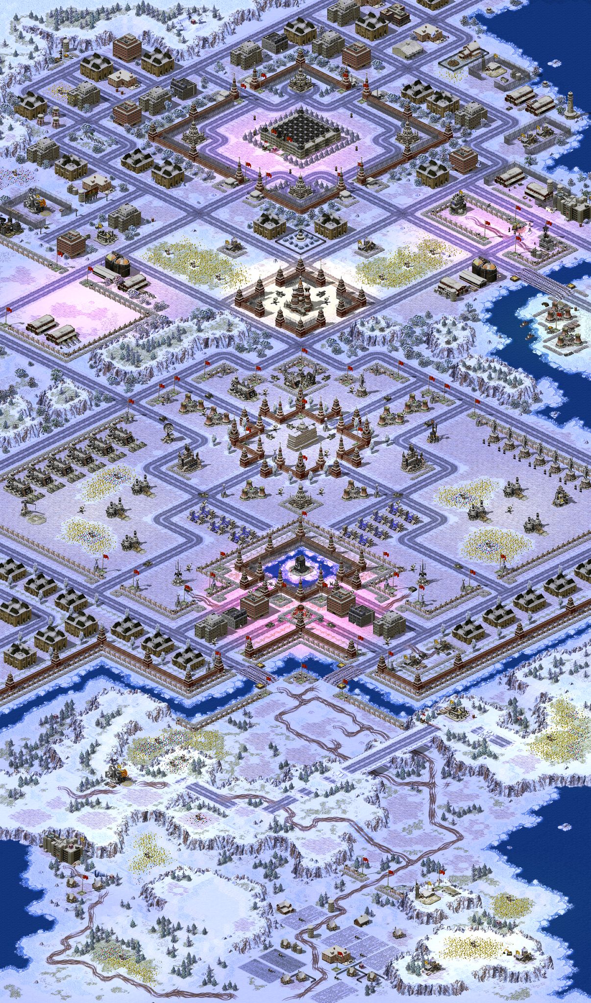 Moscow, the Mirror of Czar full-resolution render