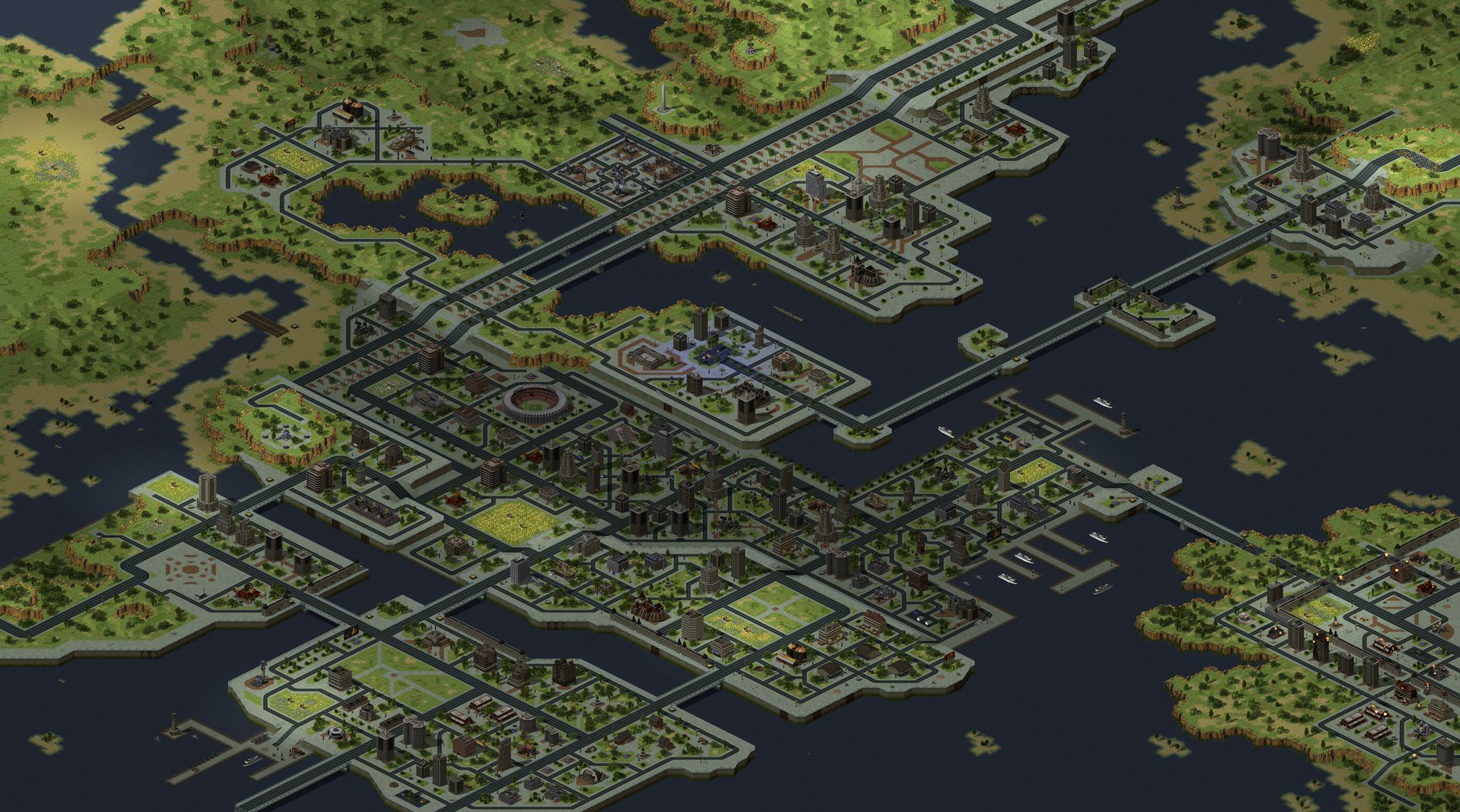 Karelia city full-resolution render