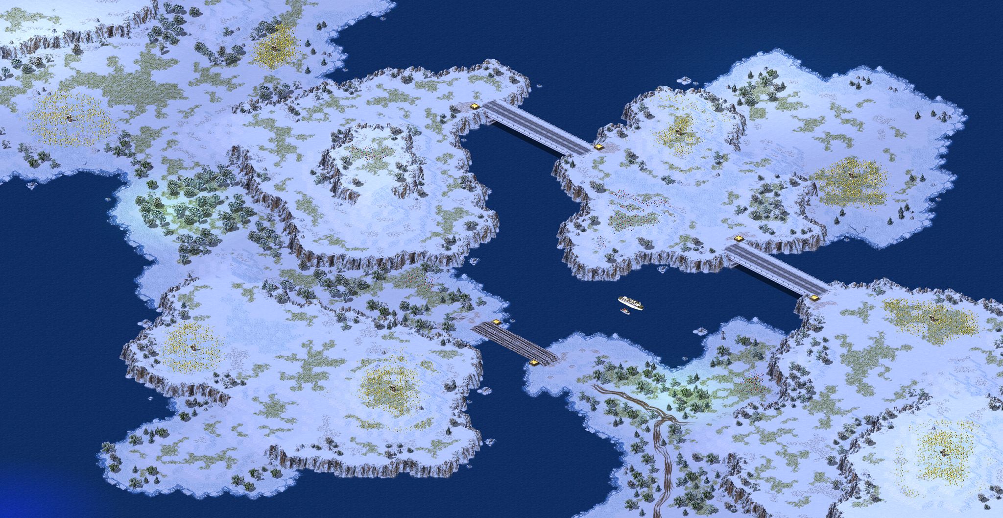 polar islands (2-4) full-resolution render