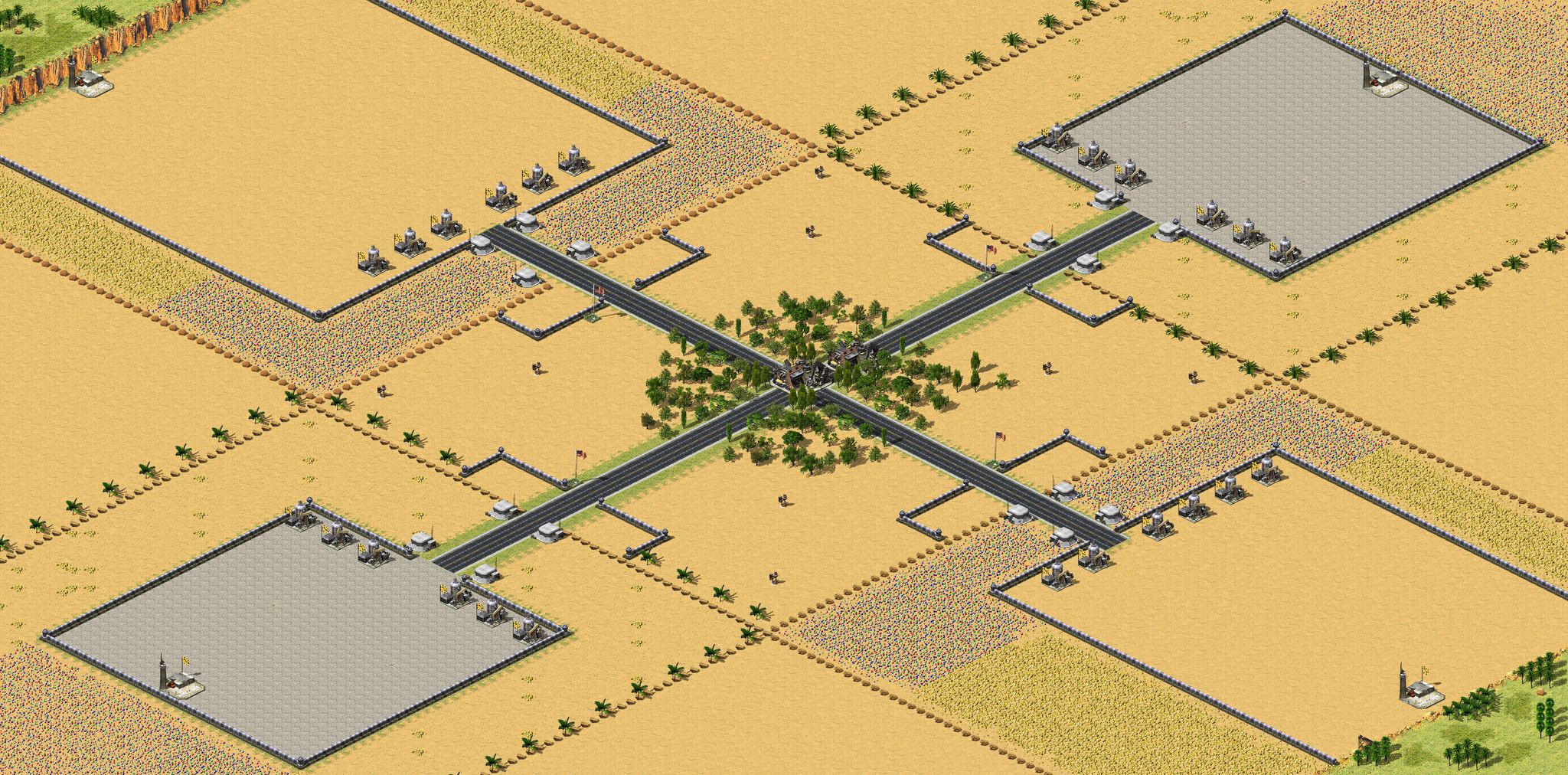 Cross Roads double cross full-resolution render
