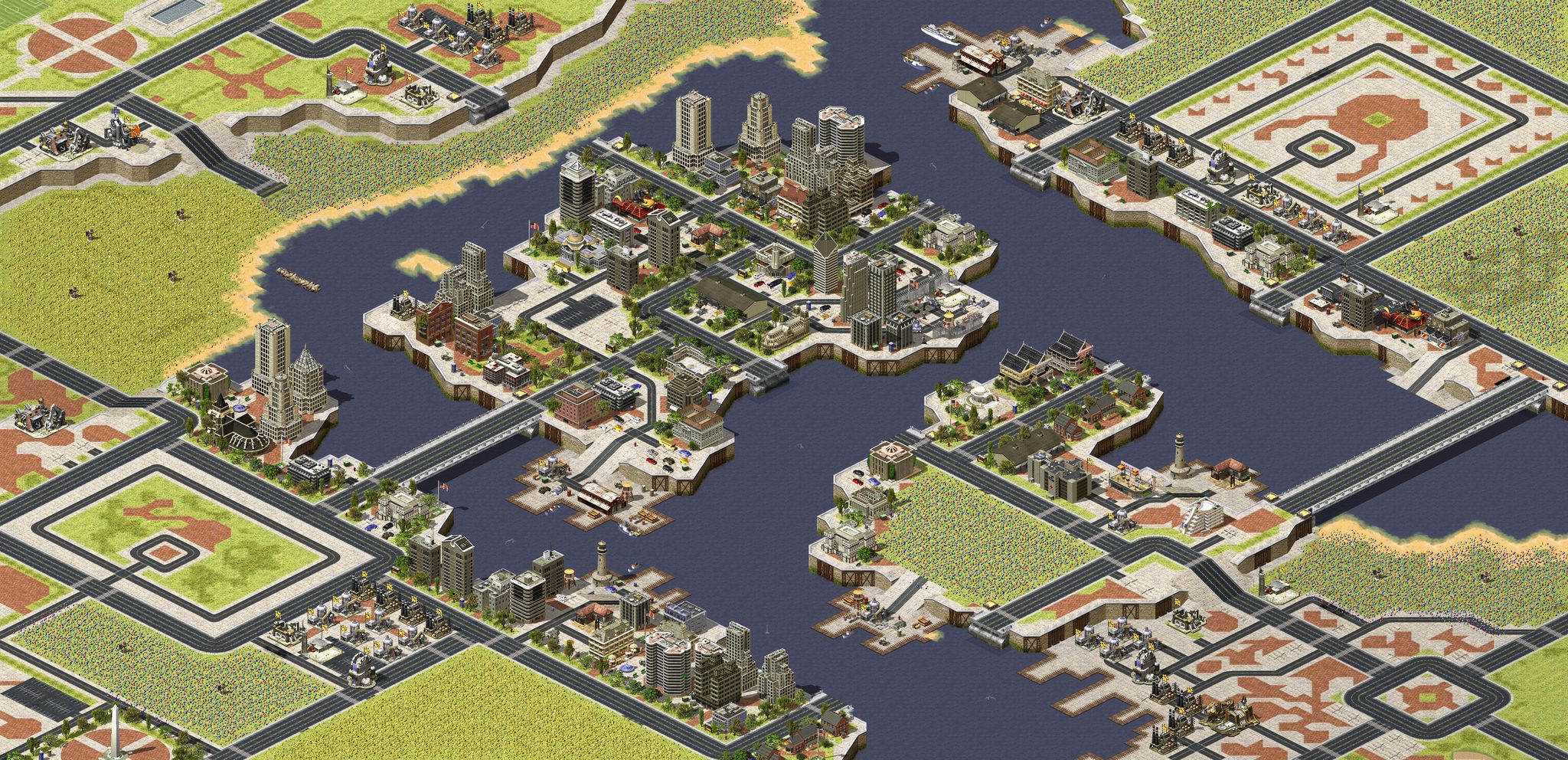 capital city Advanced full-resolution render