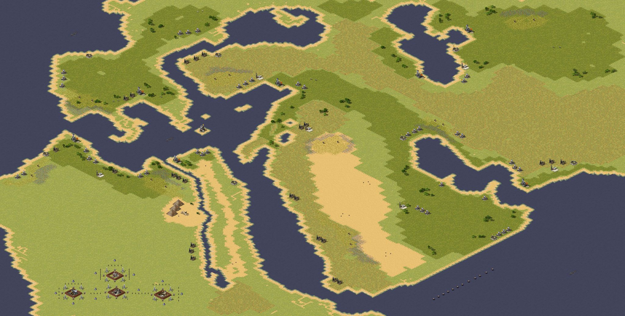 Middle east full-resolution render