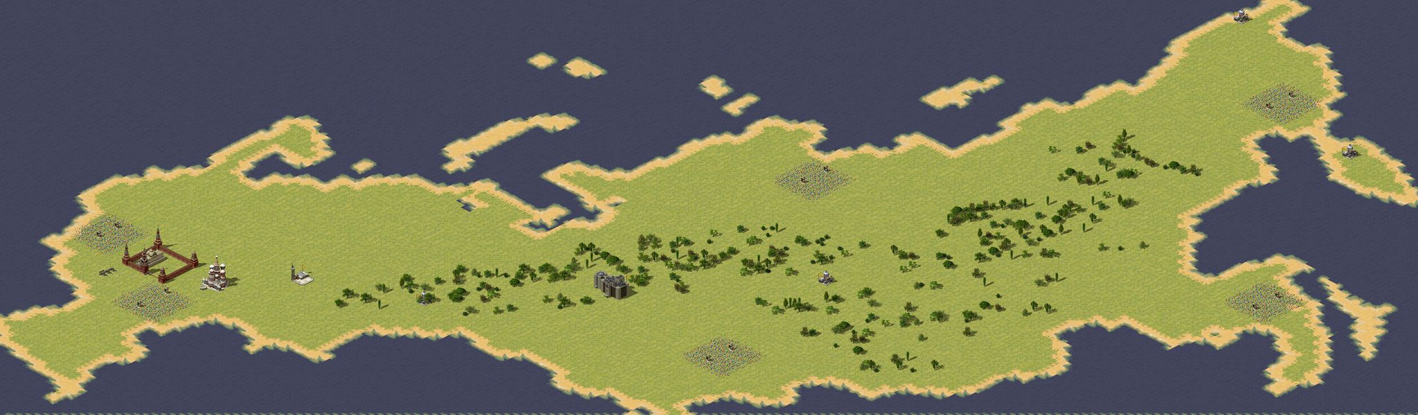 Russia full-resolution render