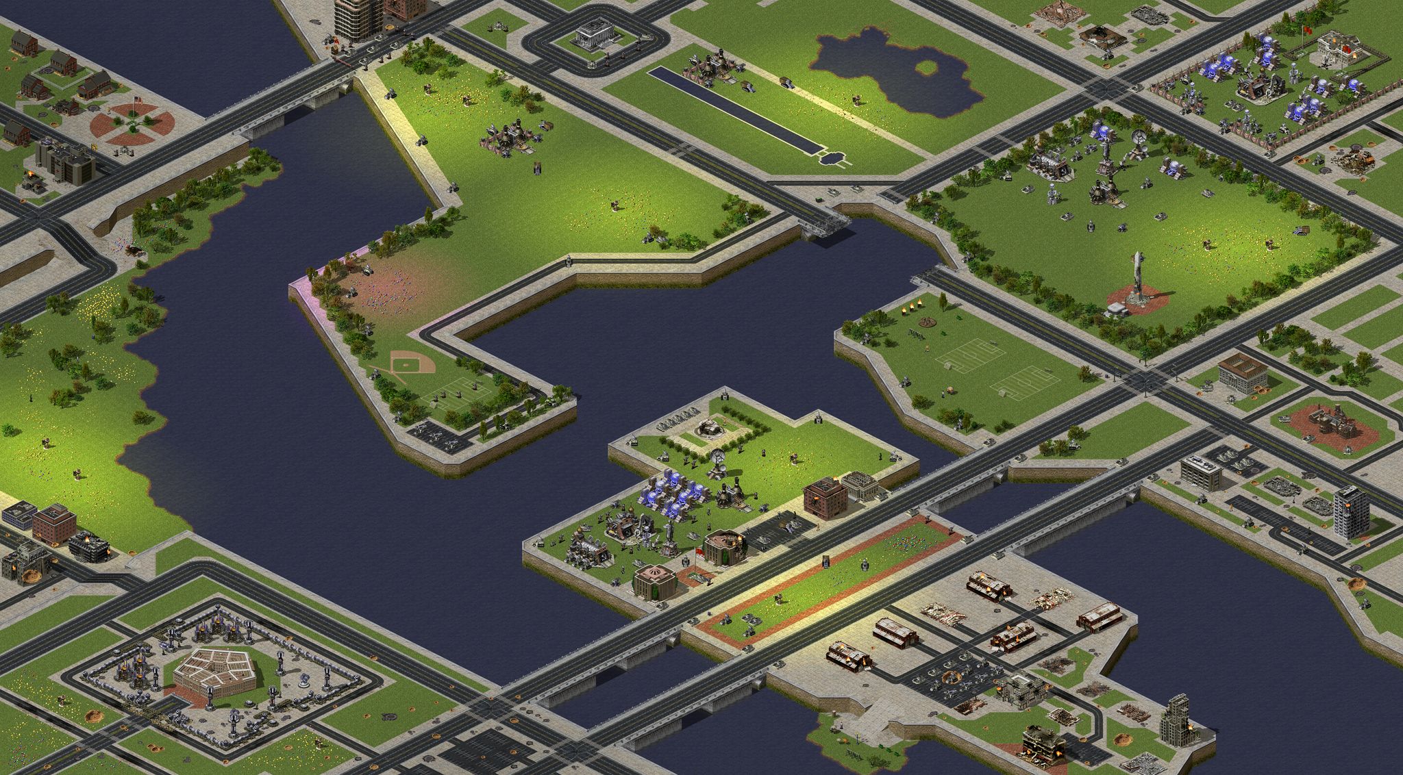 Co-op - Red Alert 2 - Allied Mission 6 - Liberty (Brutal - Version 2) full-resolution render