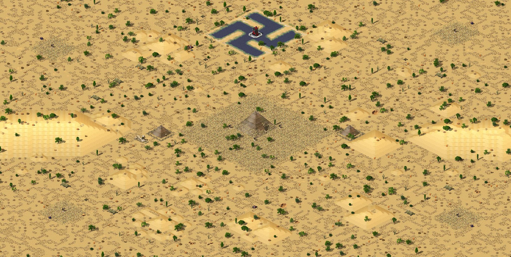 the three pyramids of wealth by jak3552 full-resolution render