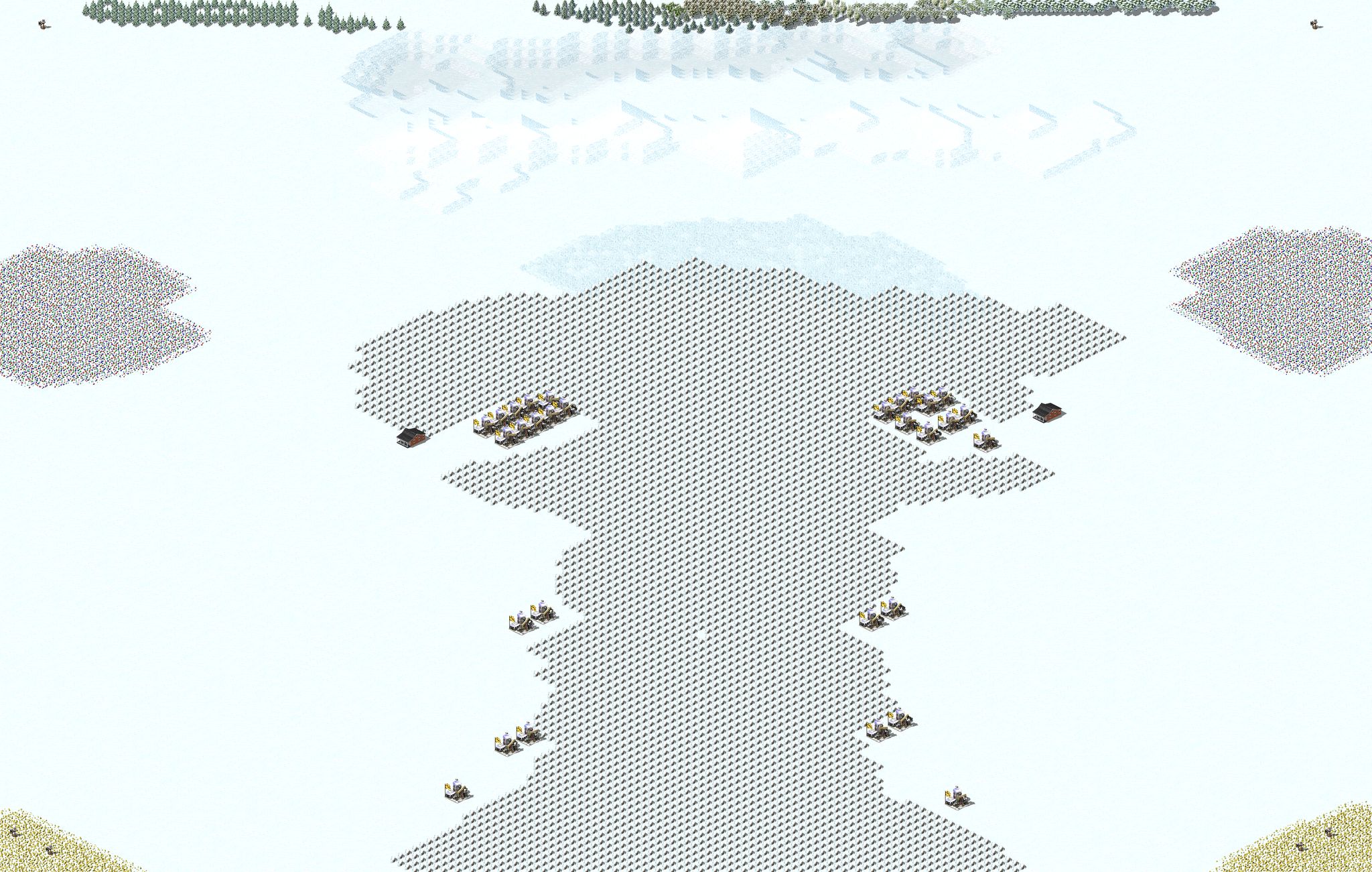 snow rock full-resolution render