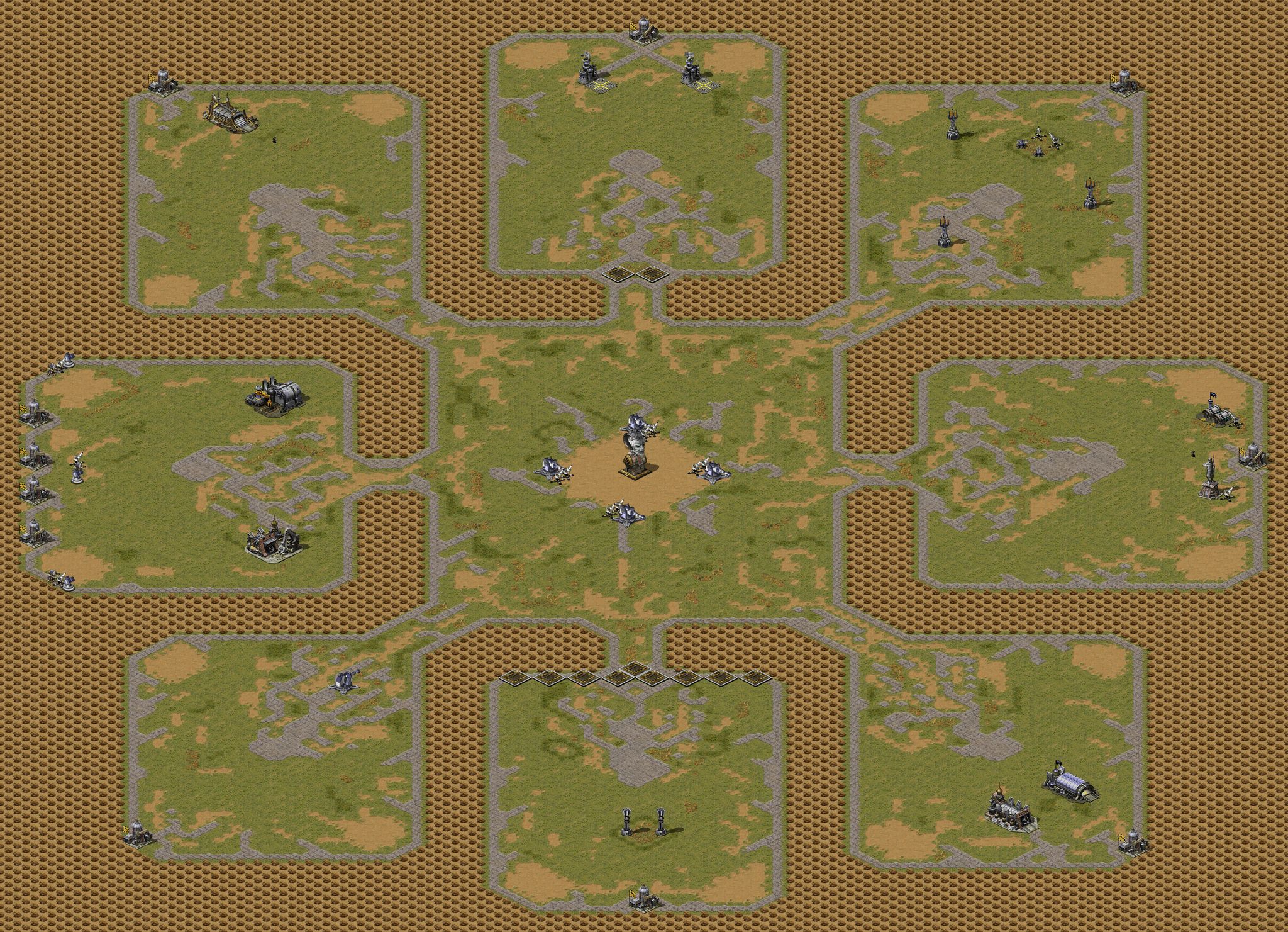 Symmetric Oilfield Skirmish full-resolution render