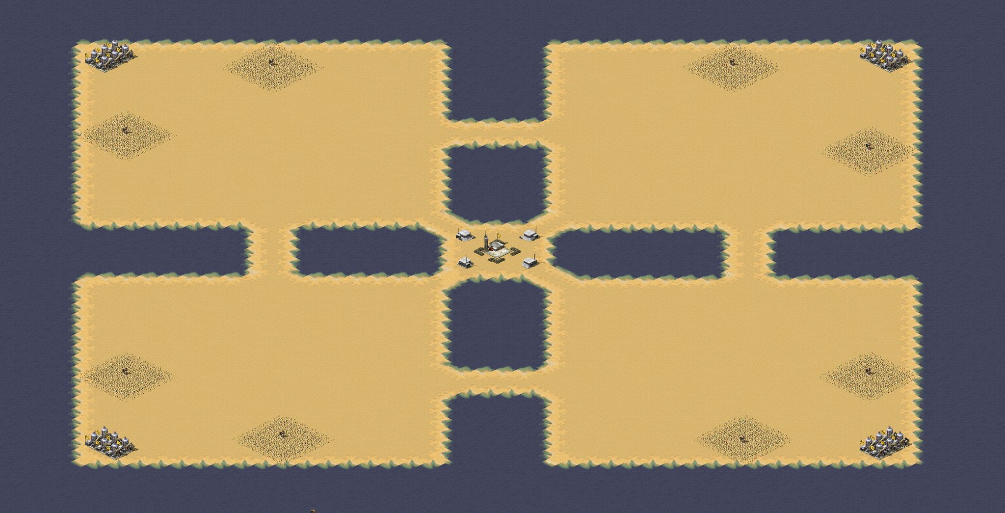 4 vs 4 Islands full-resolution render
