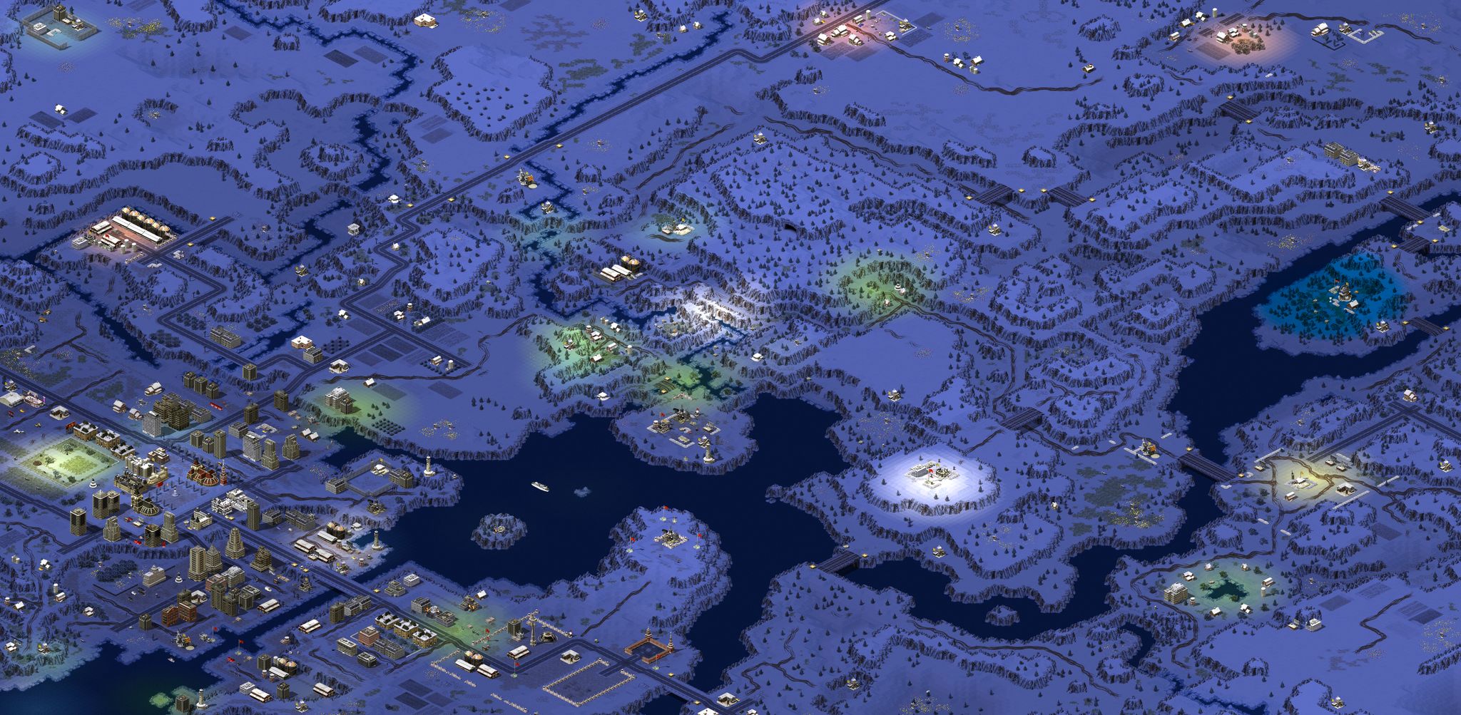 Huge 4 player full-resolution render