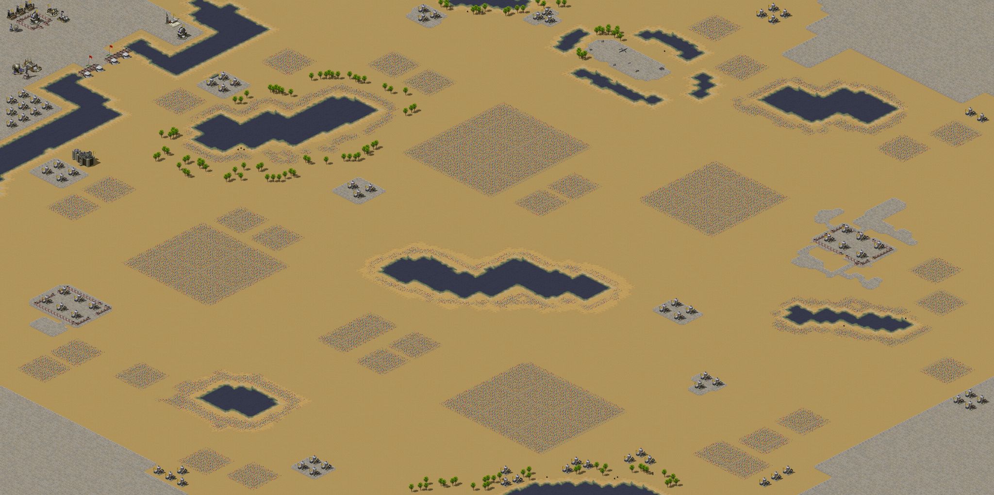 2 vs 1 desert full-resolution render