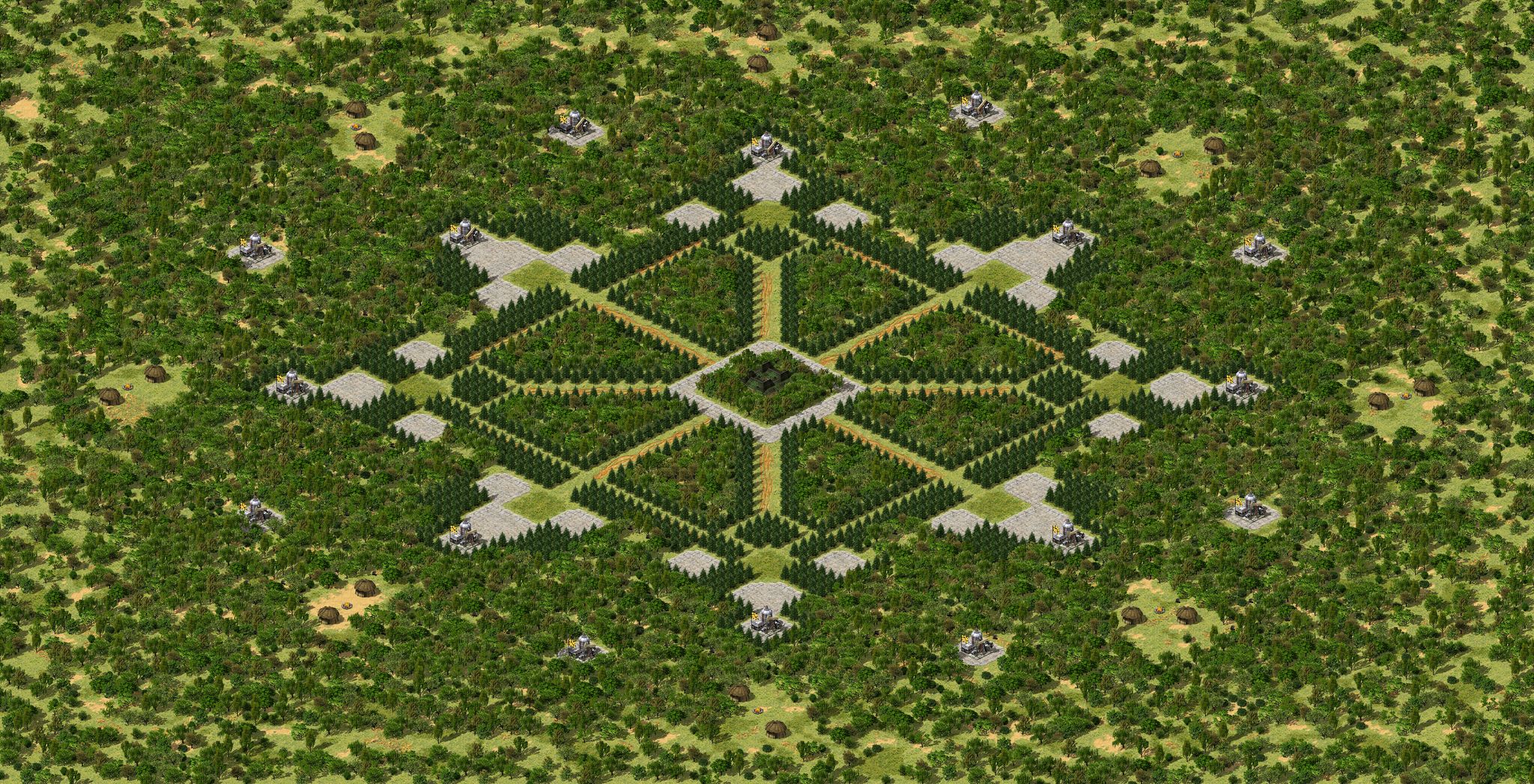A Piece of Island Maze full-resolution render