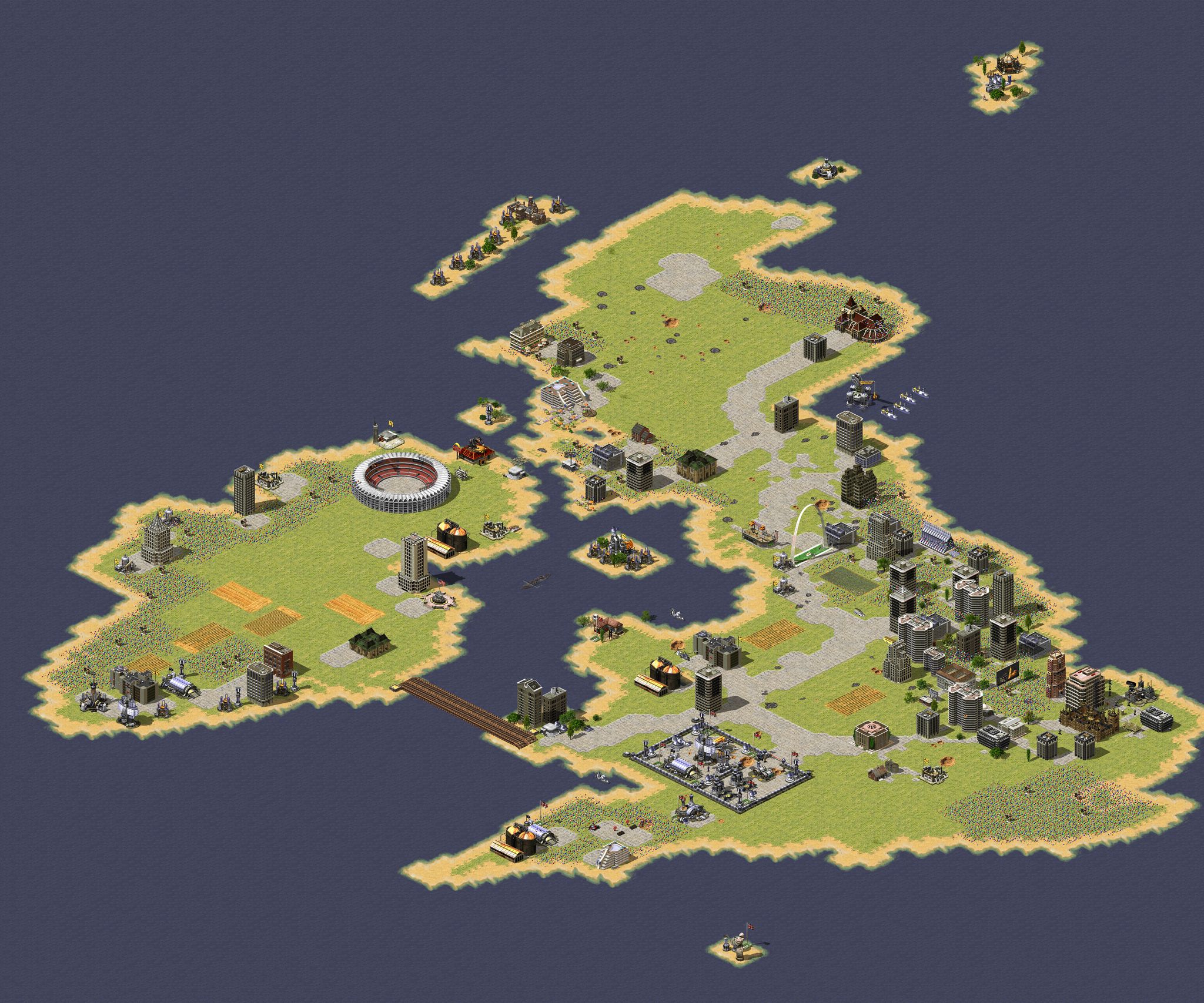 UK WARS(2 vs 6) full-resolution render