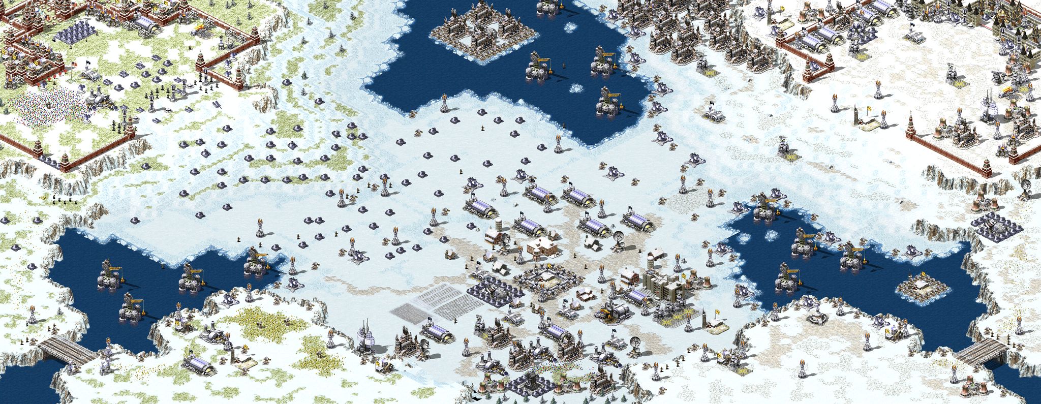 Allied challenge map Timestop (Insane mode) full-resolution render