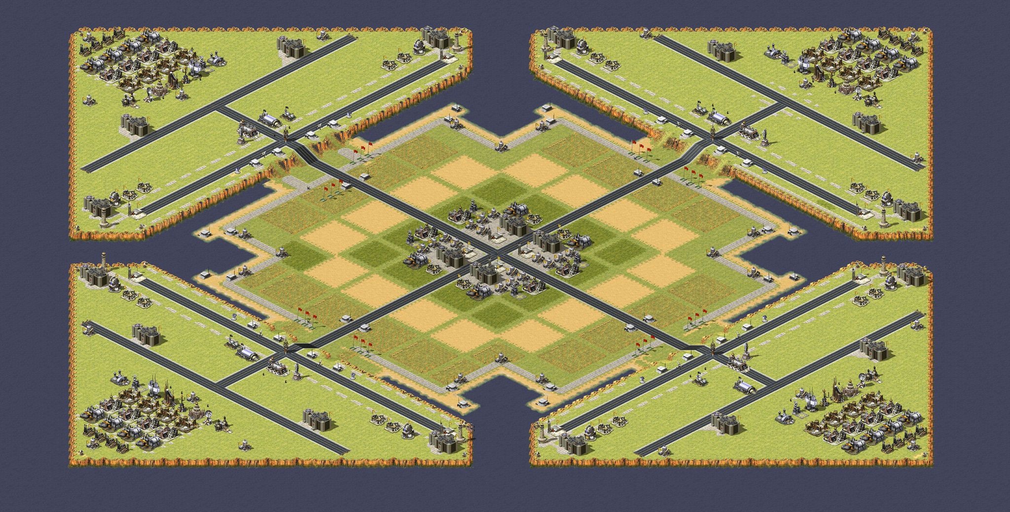 SUPER INSANELY HARD to beat map. VERSION 5 ai rev 3 full-resolution render