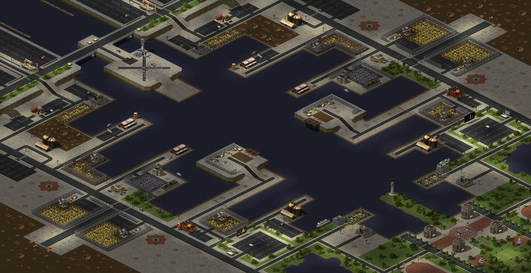 City Grid Conflict full-resolution render